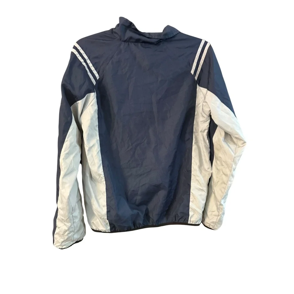 Starter Boys Navy Blue White Windbreaker Jacket XL 14-16 Mesh Lined Full Zip